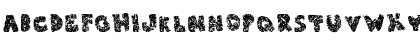 Lleno Destrozado Regular Font Lleno Destrozado Regular Font