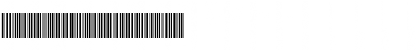Code39OneInch Regular Font Code39OneInch Regular Font