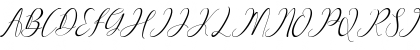 Pretty Willie Italic Font