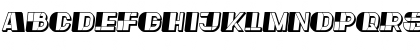 Reverse Italic Font