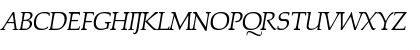 PalmerWerk Italic Font