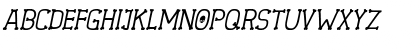Spooky Skeleton Italic Font