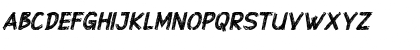 Superstition Rough Brush-DEMO Italic Font