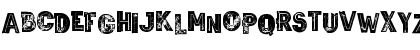 Wagoon bold inline grunge Regular Font