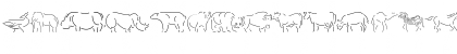 Animal Sketches Regular Font Animal Sketches Regular Font