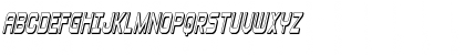 Blizzard Shaft 3D Semi-Italic Regular Font