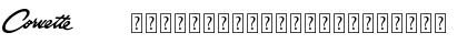 CorvetteStringray Regular Font