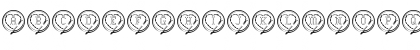 Cross Stitch Hearts Regular Font Cross Stitch Hearts Regular Font