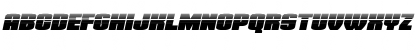 Elephant Gun Halftone Italic Regular Font