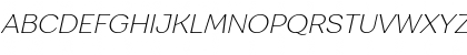 Garbata Trial Extralight Italic Font