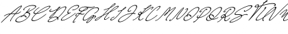 Wimter White Italic Regular Font