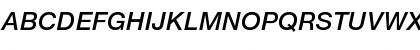 Helvetica Neue ET Std 66 Medium Italic Font