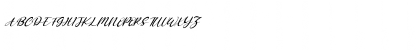 Mozzana Italic Regular Font