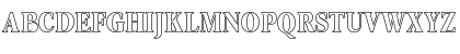 ConcordeBEOutline-Condensed Bold Font