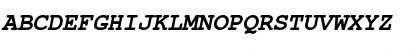 Nimbus Mono L Bold Oblique Font