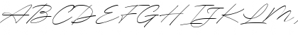 Righthand Signature Regular Font