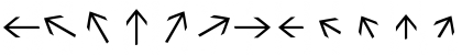 Sebastian Arrrows Text Regular Font Sebastian Arrrows Text Regular Font