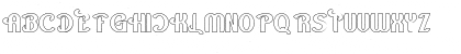 The Revolutions-Hollow Regular Font
