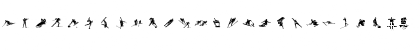 Vancouver2010 PictogramsBW Regular Font