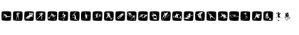 Vancouver2010 PictogramsWB Regular Font