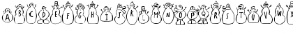 PC Snowmen Regular Font