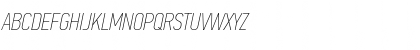 PF Din Text Comp Pro Extra Thin Italic Font