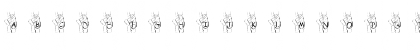 pf_ballet slippers Regular Font