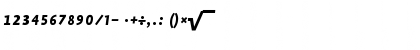 Profile Bold Italic Font