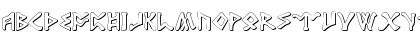 Rosicrucian 3D Regular Font