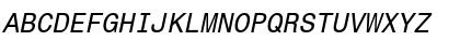 Corporate Mono Oblique Font