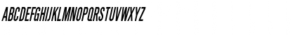 SimpleTypeCondensed Italic Font