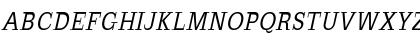 SlabRomana Medium Italic Font