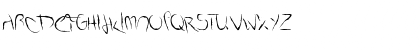 Smudged Alphabet Regular Font Smudged Alphabet Regular Font