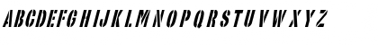 StencilSansCondensed Italic Font StencilSansCondensed Italic Font