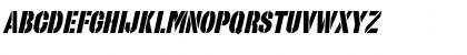 StencilSet BlackOblique Font StencilSet BlackOblique Font