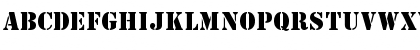 Stensil Normal Font Stensil Normal Font