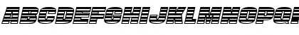 StriperBoldCaps Italic Font