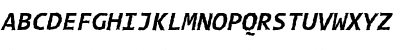 The Sans Typewriter- Italic Font