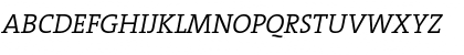 TheSerif Italic Font