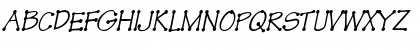 TinkerToy Oblique Font