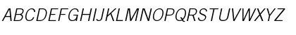 TradeGothic LT LightOblique Regular Font TradeGothic LT LightOblique Regular Font