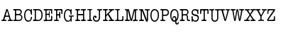 Typist Condensed Normal Font