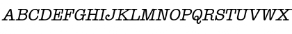 Typist Italic Font