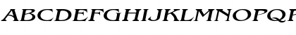Bangle Extended Italic Font