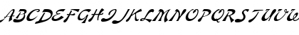 Banner Lite Italic Font