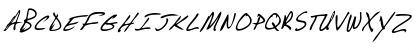 BarrysHand Bold Italic Font BarrysHand Bold Italic Font