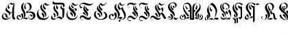 Curved Manuscript, 17th c. Regular Font Curved Manuscript, 17th c. Regular Font