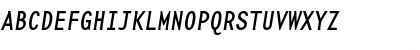 BaseMonoNarrowRegItalic Italic Font