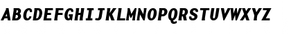 BaseMonoWideBoldItalic Bold Italic Font