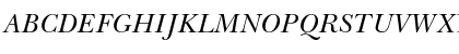 Baskerville Handcut Italic Font